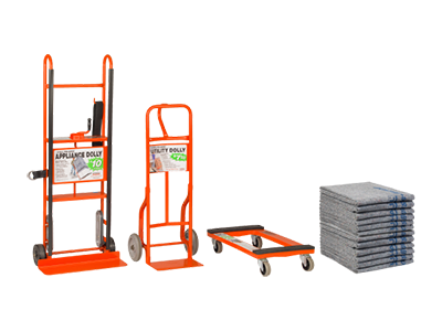 u-haul dollies, moving blankets, packing materials, boxes nad more are available for rent at StorRight Self Storage in Cedar City, Utah.